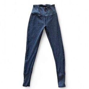 Alo High-Waist Alosoft Lounge Legging in Dark Heather Grey Size XS